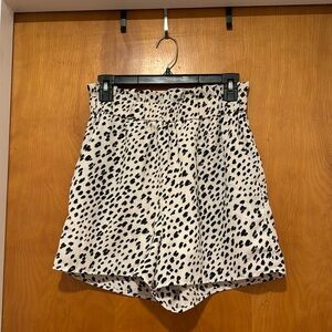 Spotty Dot High Waisted Shorts